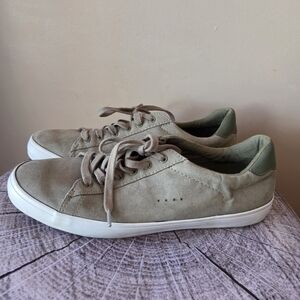 Old Navy Olive Green Sneakers with White Soles